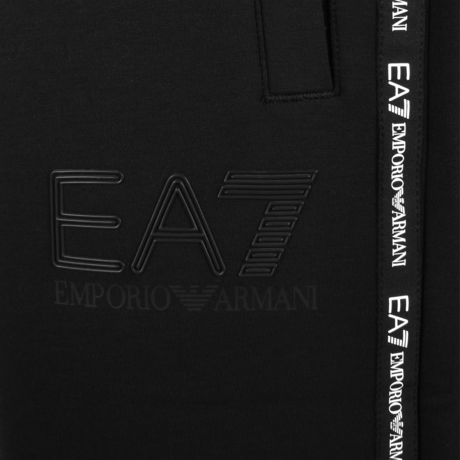 EA7 Emporio Armani Logo Joggers Black | Mainline Menswear